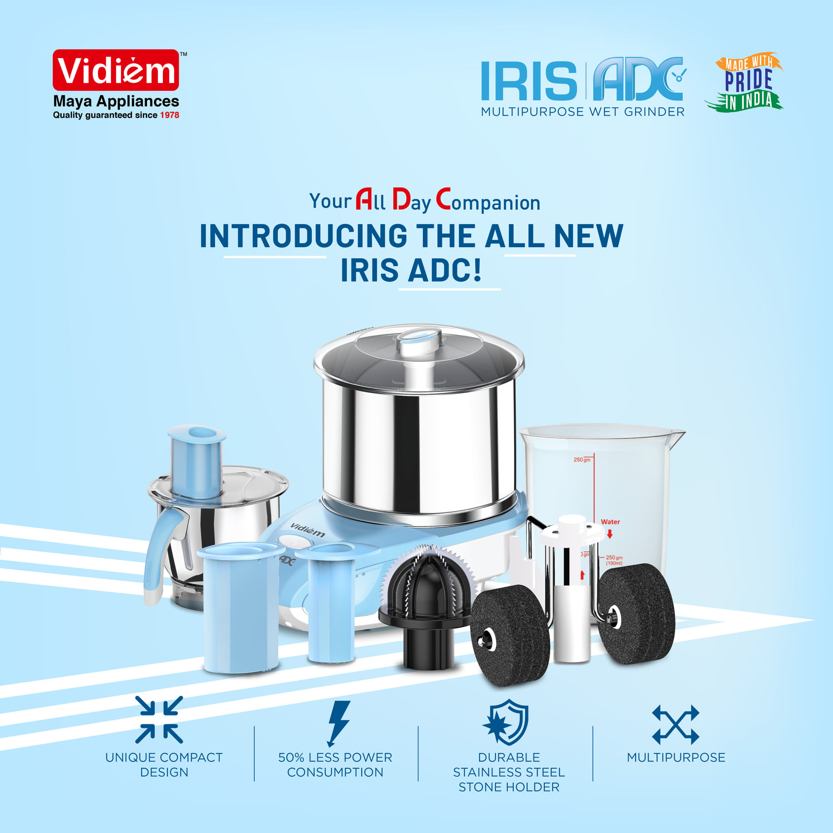 vidiem-iris-2l-multi-purpose-wet-grinder-ss-drum-stone-rollers-food-processor-multi-chef-jar-atta-kneader-110v90w-for-usa-canada-motor-rpm-1440-and-drum-rpm-150-home-commercial-use6