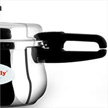 Butterfly Curve 5.5 L Induction Bottom Pressure Cooker (Stainless Steel) - Sri