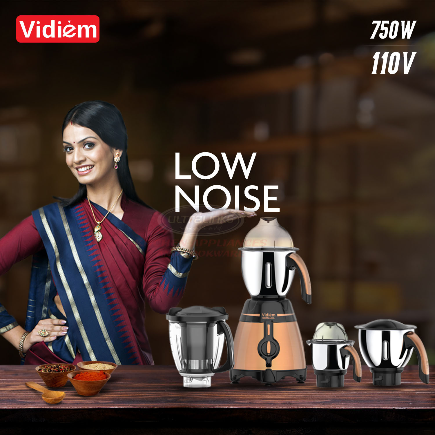 vidiem-metallica-bronze-750w-110v-stainless-steel-jars-indian-mixer-grinder-with-almond-nut-milk-spice-coffee-grinder-jar-for-use-in-canada-usa5