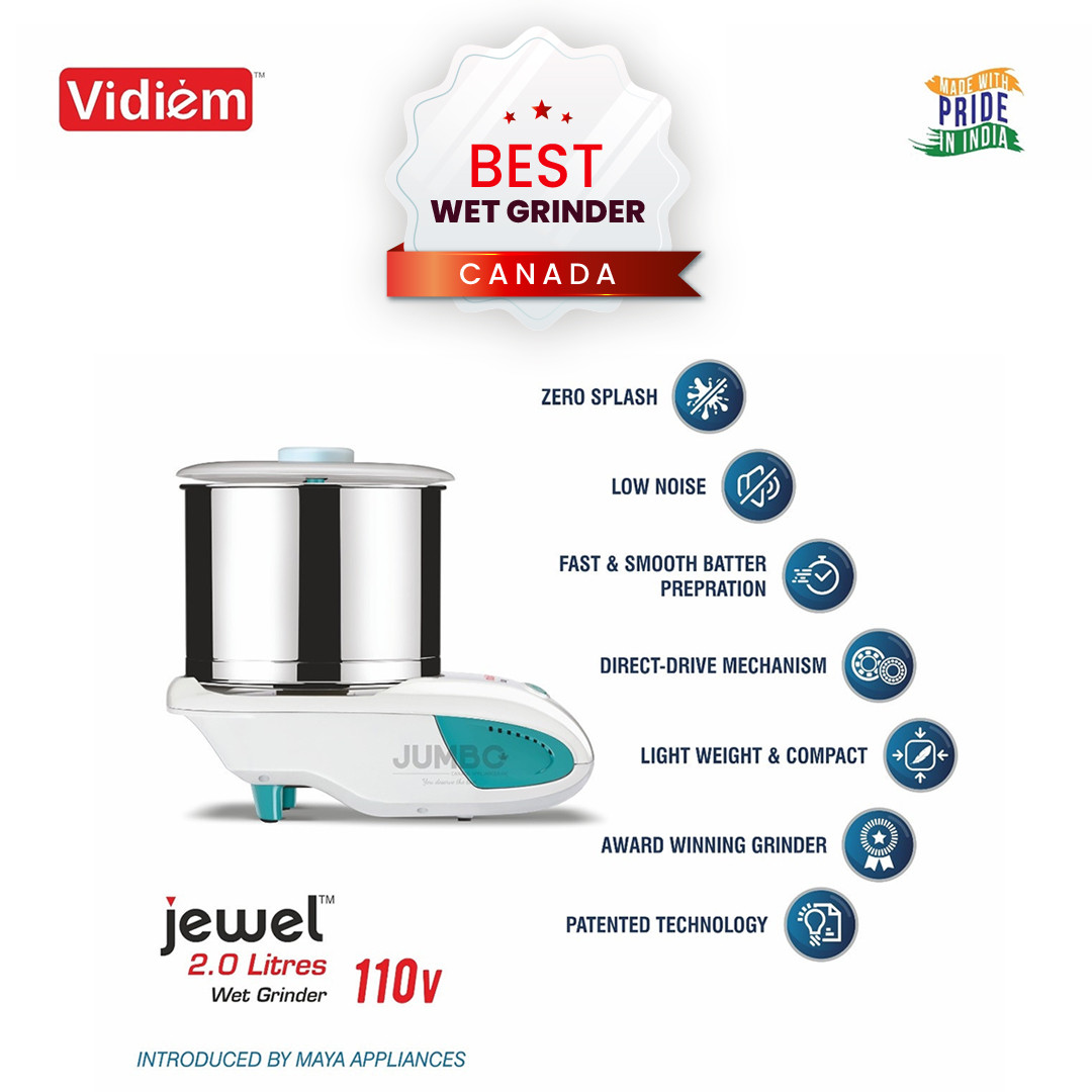 vidiem-jewel-st-2-liter-wet-grinder-stainless-steel-drum-stone-rollers-110-v-with-its-motor-rpm-1440-and-drum-rpm-150