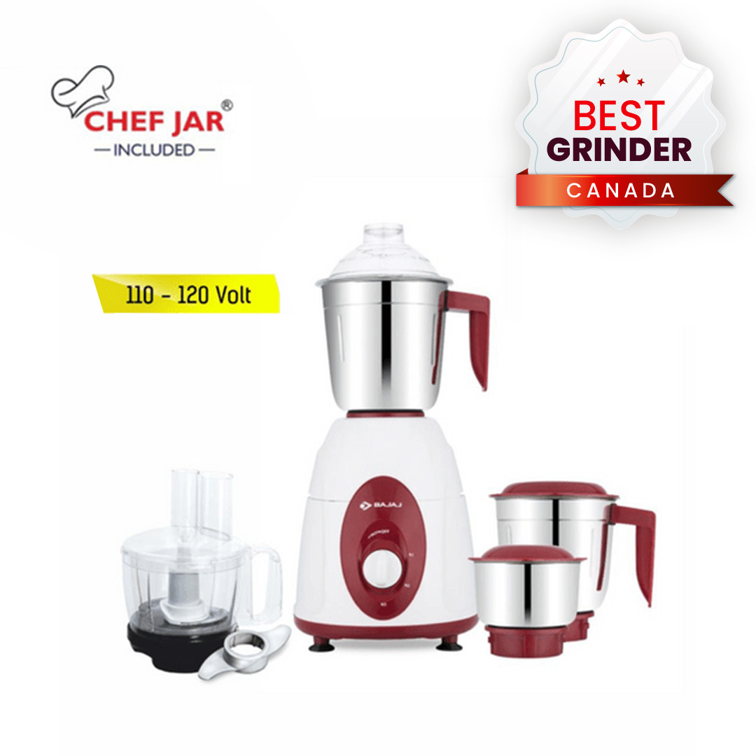bajaj-classic-pro-600w-indian-mixer-grinder-with-special-chef-jar-stainless-steel-jars-indian-mixer-grinder-spice-coffee-grinder-110v-for-use-in-canada-usa