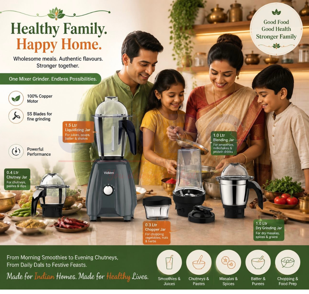 vidiem-victor-vitago-plus-650w-mixer-grinder-110v-heavy-duty-vitago-blending-spice-jar-2-stainless-steel-jars-with-extra-1l-large-capacity-jar-wet-dry-grinding-system-for-canada-usa