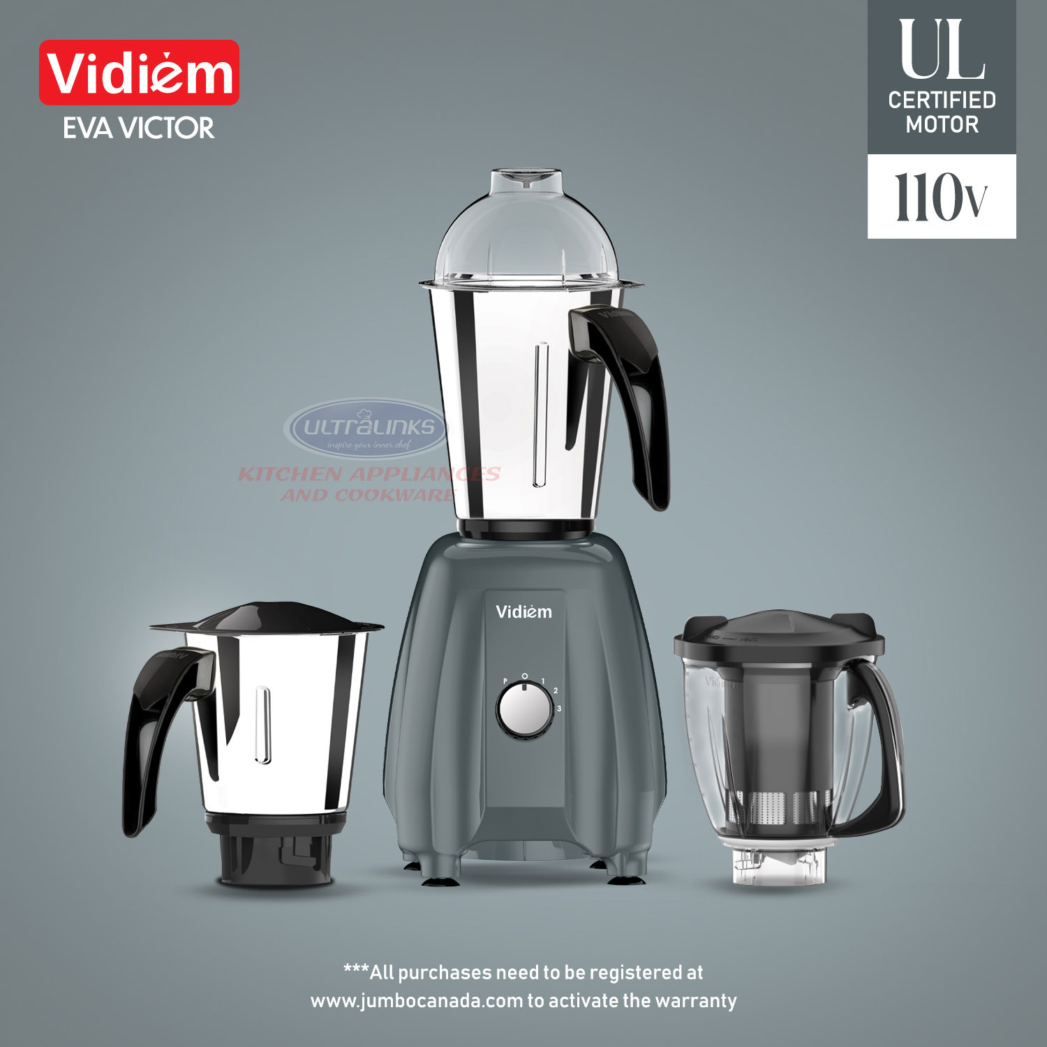 vidiem-eva-victor-650w-110v-stainless-steel-jars-indian-mixer-grinder-spice-coffee-grinder-for-use-in-canada-usa