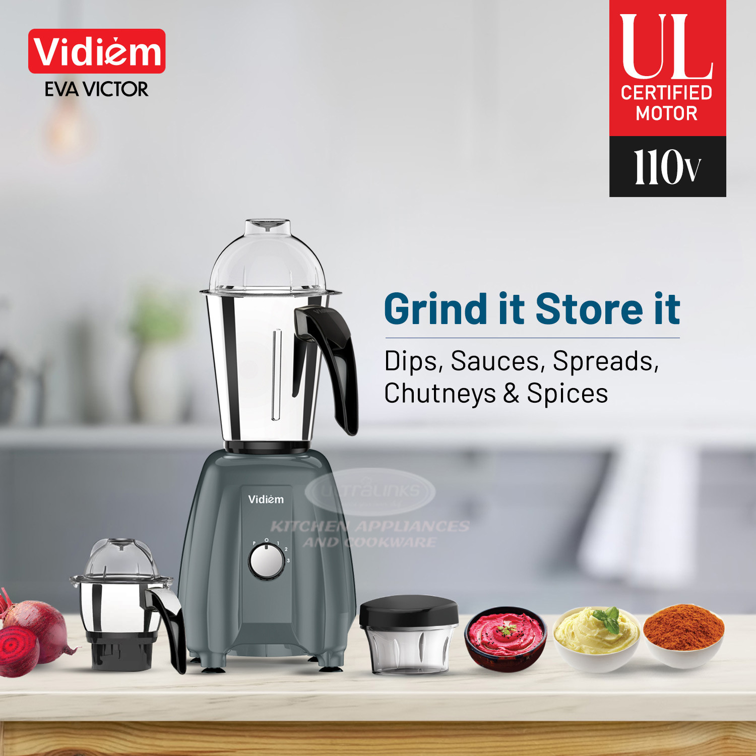 vidiem-eva-victor-pro-650w-110v-indian-mixer-grinder-ss-jars-250ml-spice-personal-coffee-herbs-grinder-with-500ml-personal-juices-shakes-smoothie-blender-made-for-canada-usa